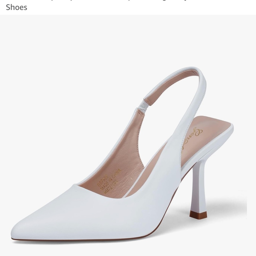 White pumps